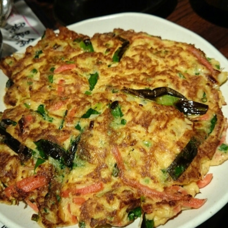 紅しょうがニラ玉炒め(立ち飲み 竜馬)