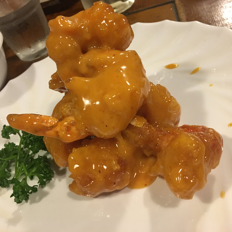 エビのマヨネーズ和え(中華ごはん れんげ食堂)