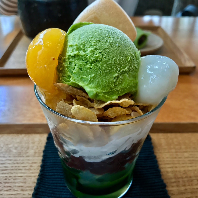 ミニ抹茶パフェ(田子の月)