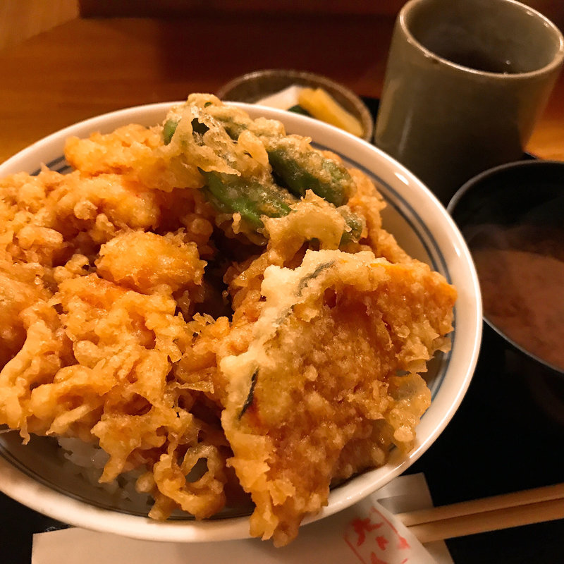かき揚げ丼(天さく)
