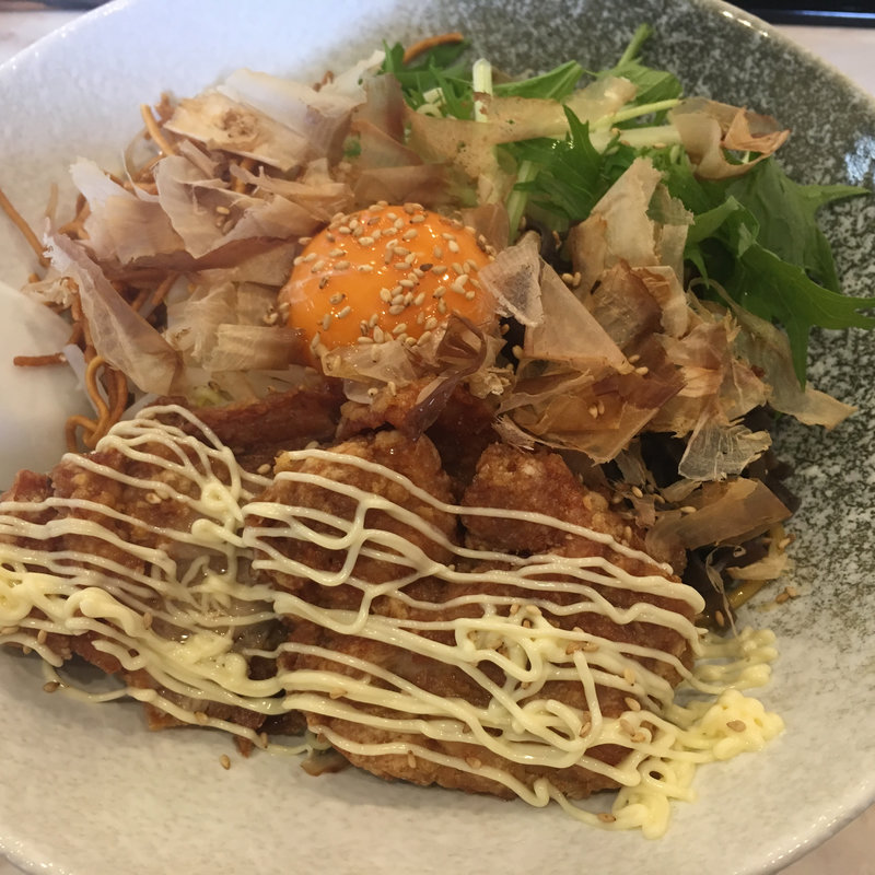 汁なし煮込みそば(らあめん 雅知)