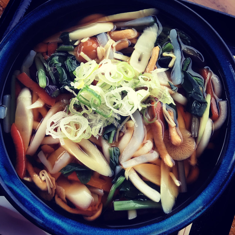 山菜うどん(道の駅つちゆ )