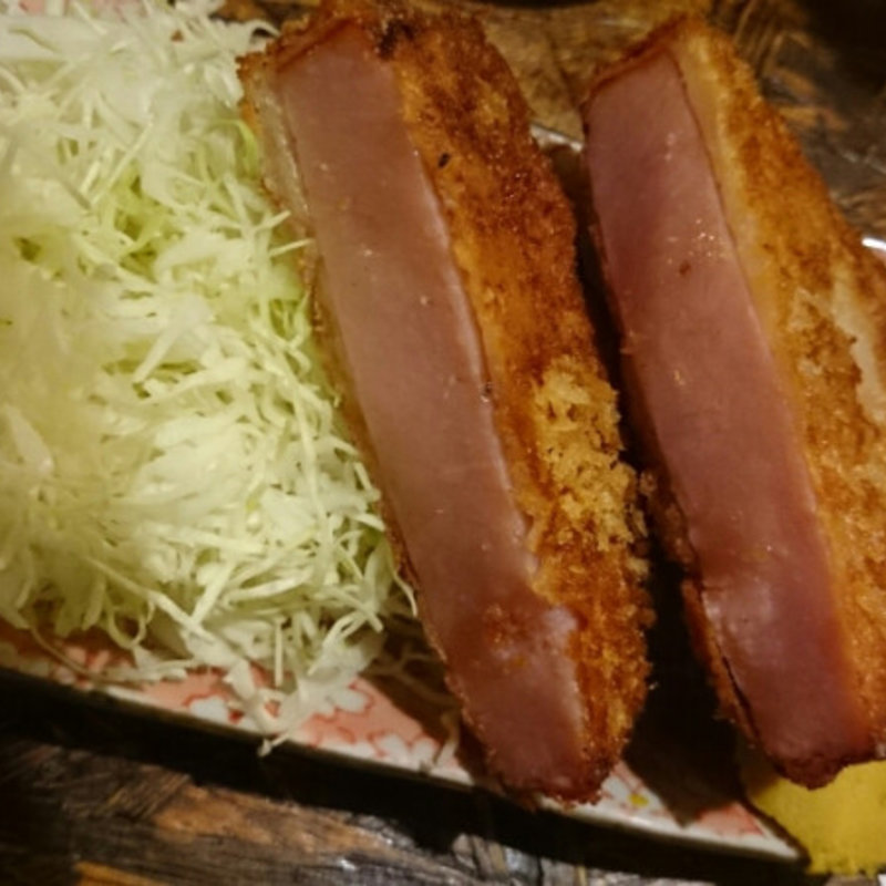 厚切りハムカツ(第八たから丸)