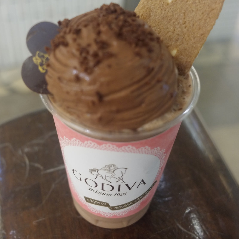 デザートドリンク ムースショコラ ミルクチョコレート(ゴディバ アミュプラザ博多店)