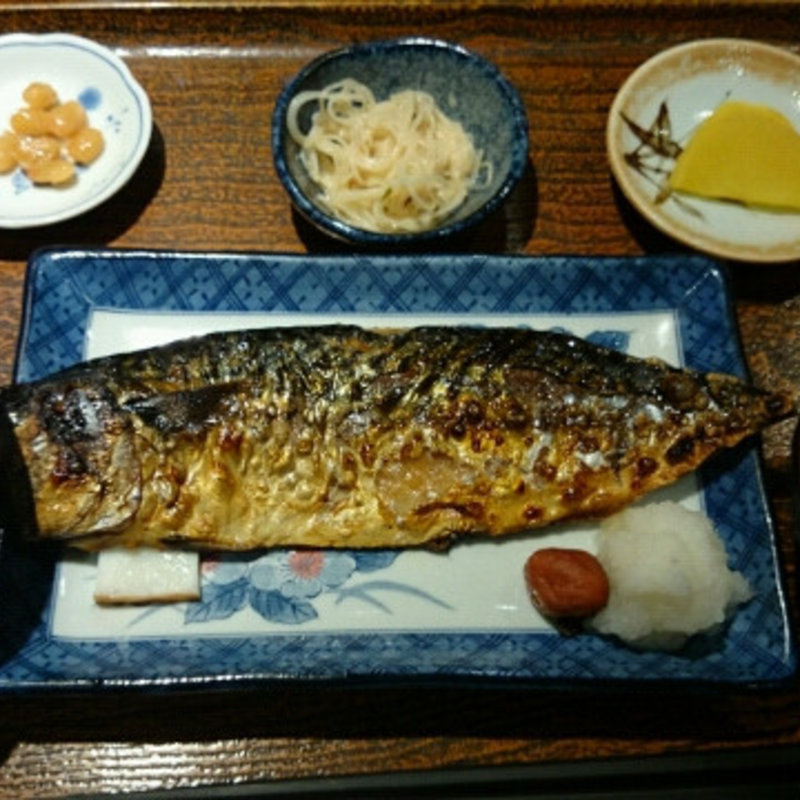 焼き鯖定食(畦道)