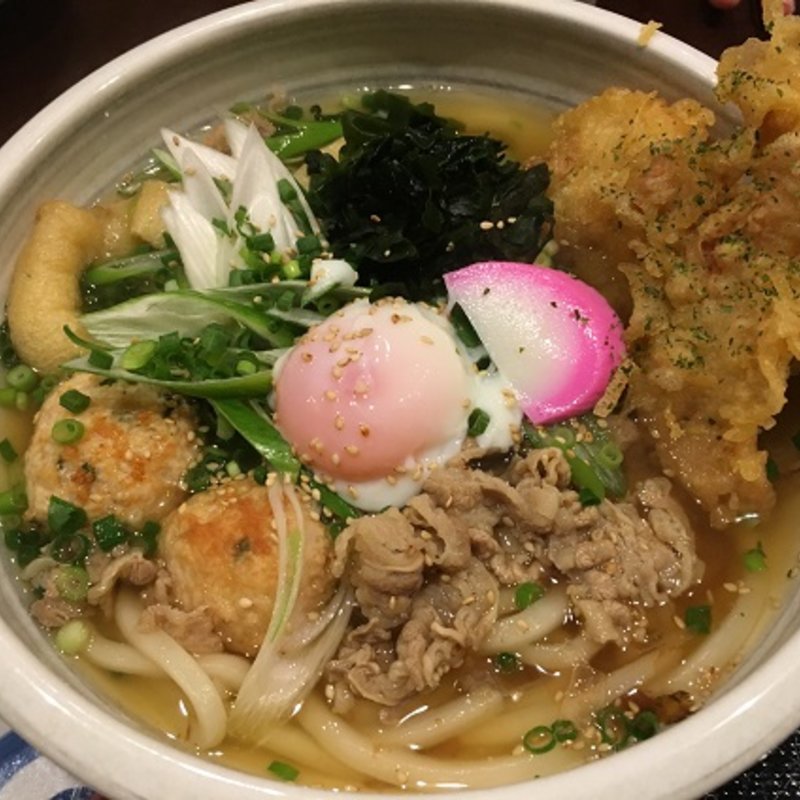 三種の肉うどん(讃岐直送うどんさいた川)