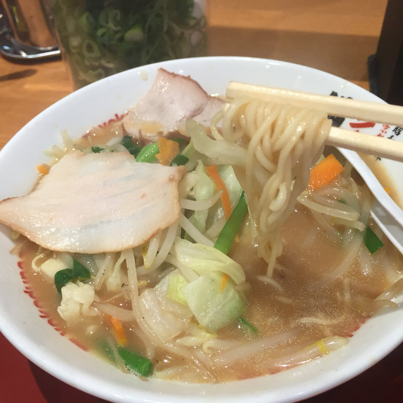 炒菜ラーメン 並盛(ラーメン横綱 堺プラットプラット店)