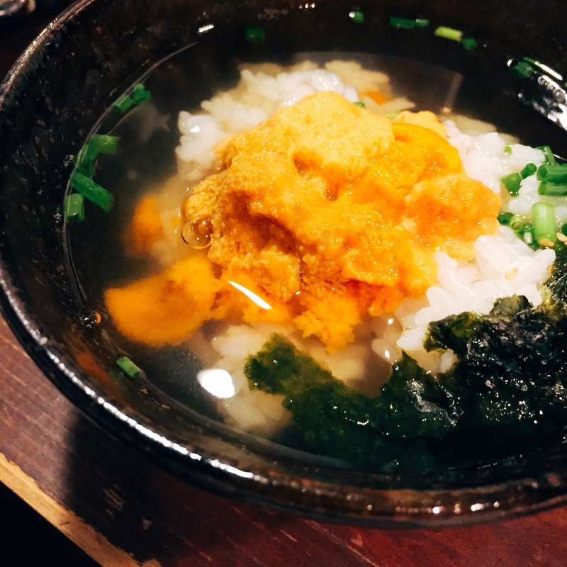 うに茶漬け(利尻うに小屋 )