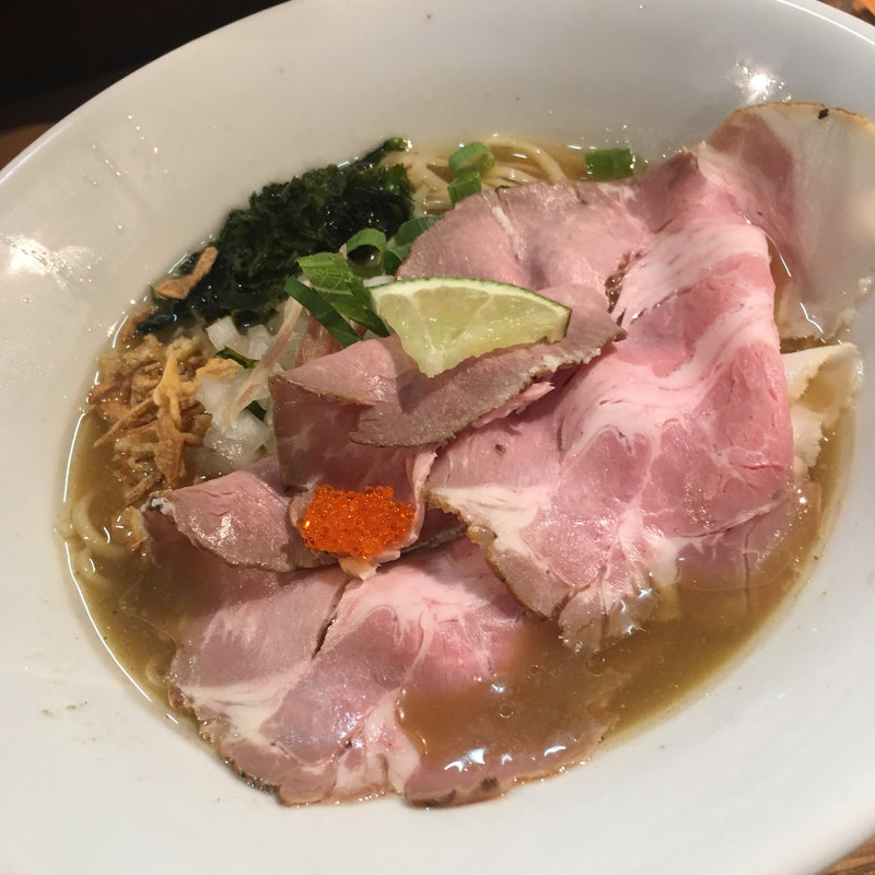 冷燻秋刀魚煮干しそば(中華そば先崎 )