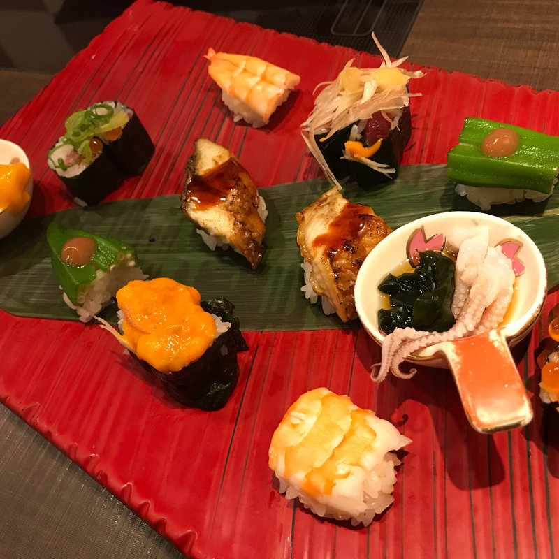 初夏ミニ寿司プレート(にぎり長次郎 北山紫竹店 )