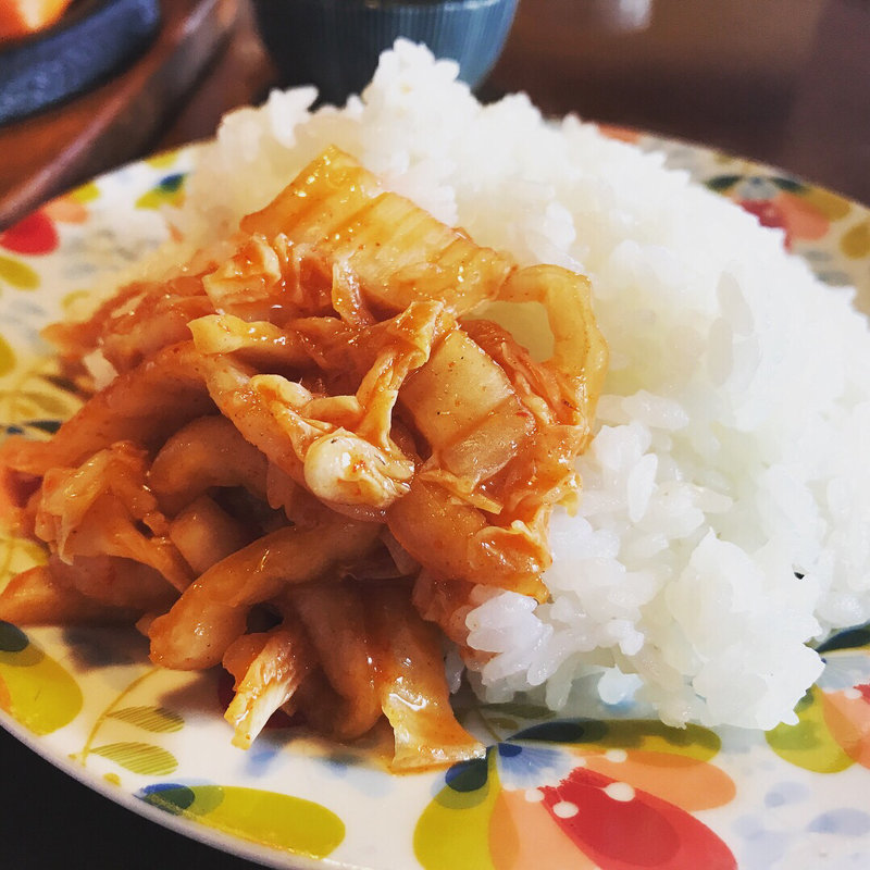 ライス&キムチ(ステーキハウス ロデオ)