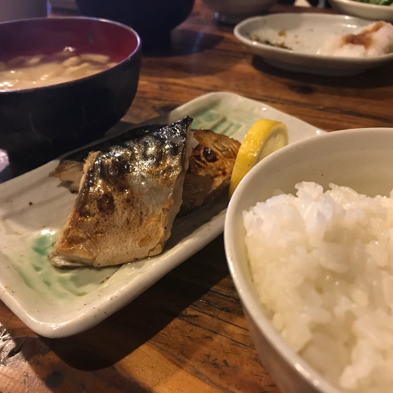 塩さば定食(陶生家)