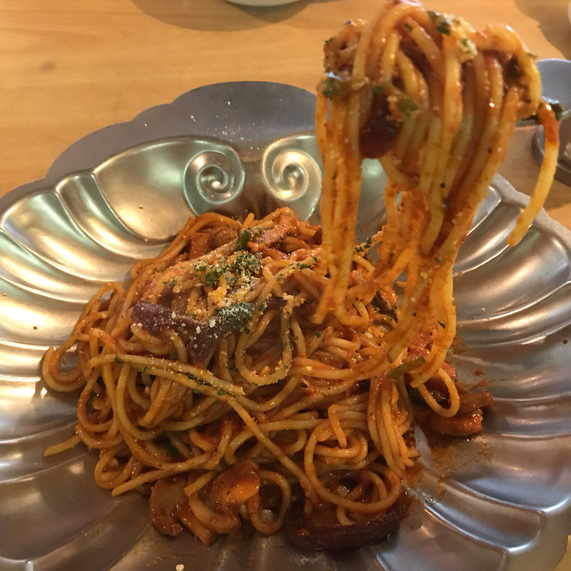 ランチ ナポリタン(ロージナ茶房)