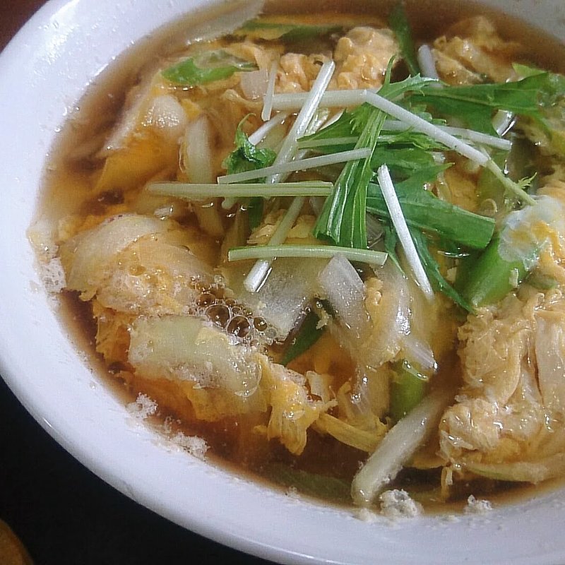 玉子とじ　そば(手もみそばいけもり )