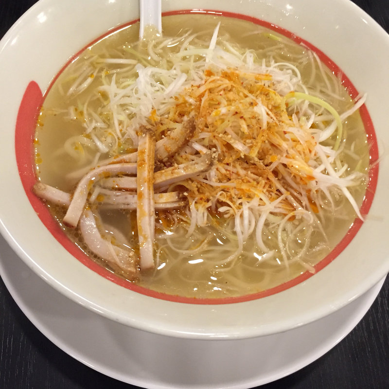 ねぎ塩ラーメン(幸楽苑 山形嶋店)