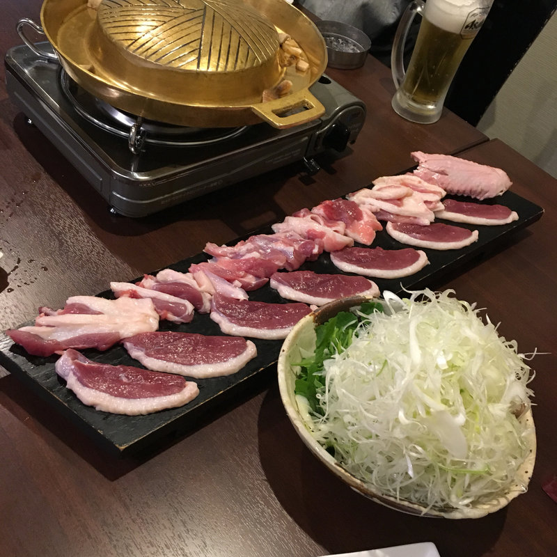 鴨焼肉ねぎま鍋(天満鴨バルねぎま)