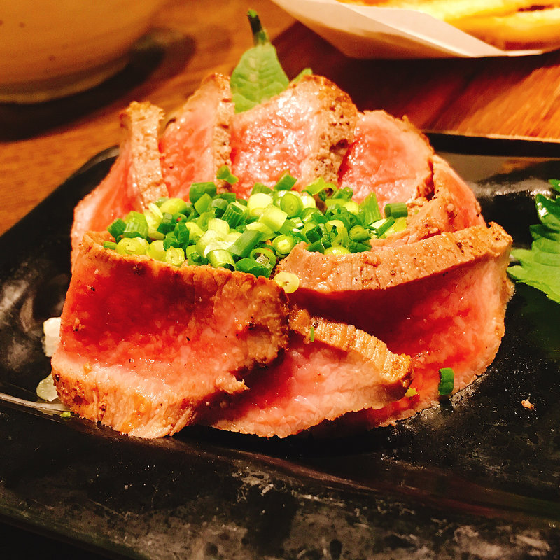 黒毛和牛のたたき(かぶ金とん 渋谷桜丘店 )