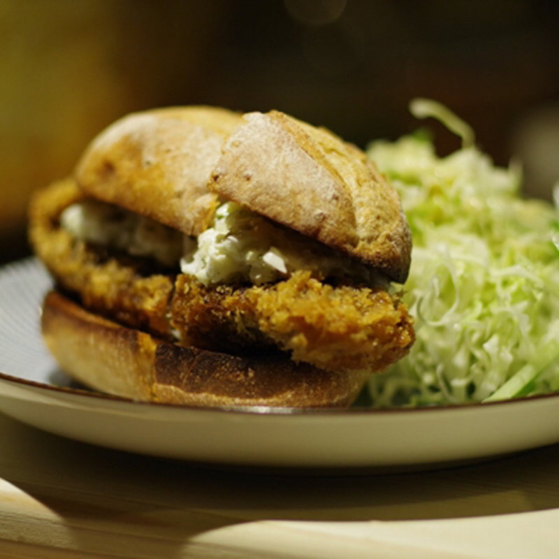 鯵フライサンド(酒と肴 botan)