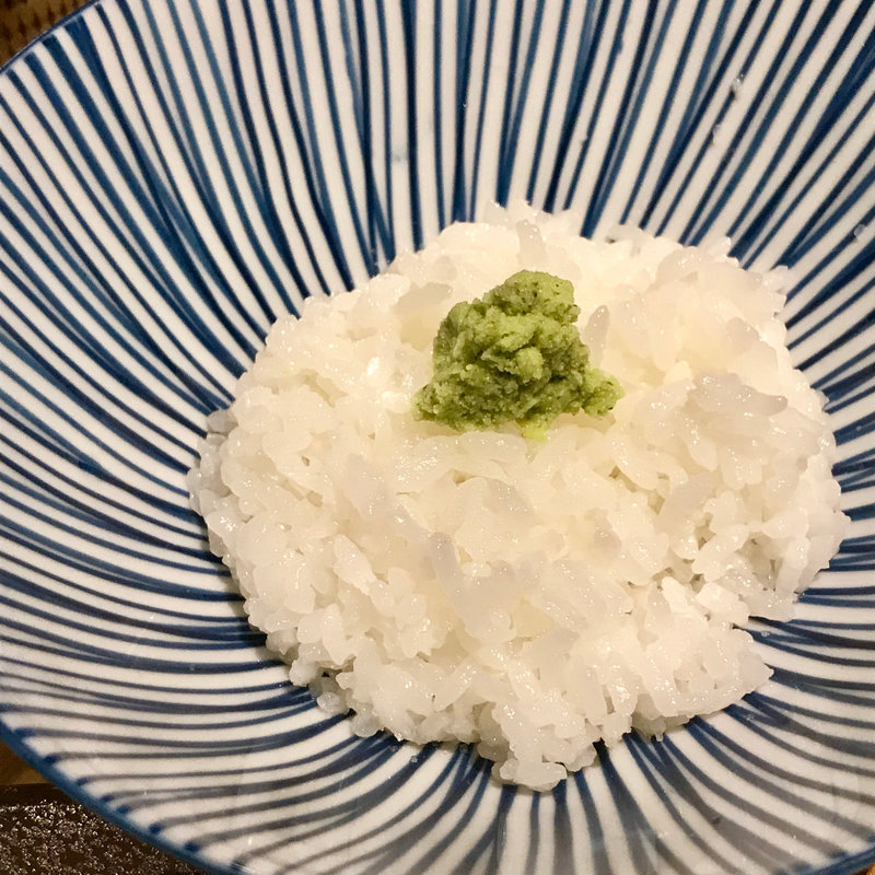 わさびご飯(酒と蕎麦 まき野)