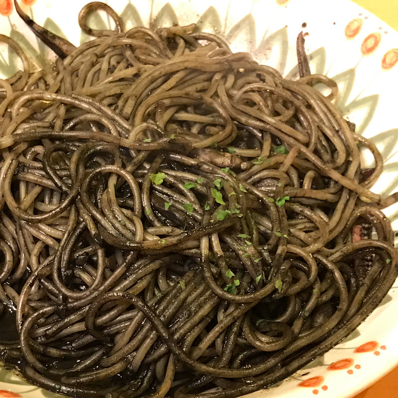 イカの墨入りスパゲッティ(サイゼリヤ 赤坂見附駅前東急プラザ赤坂店 )