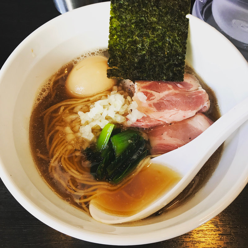 味玉煮干しそば(陽はまたのぼる)