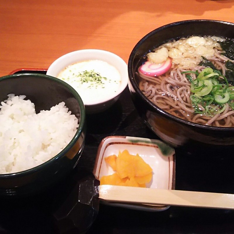 ミニとろろ丼定食(御鷹茶屋)