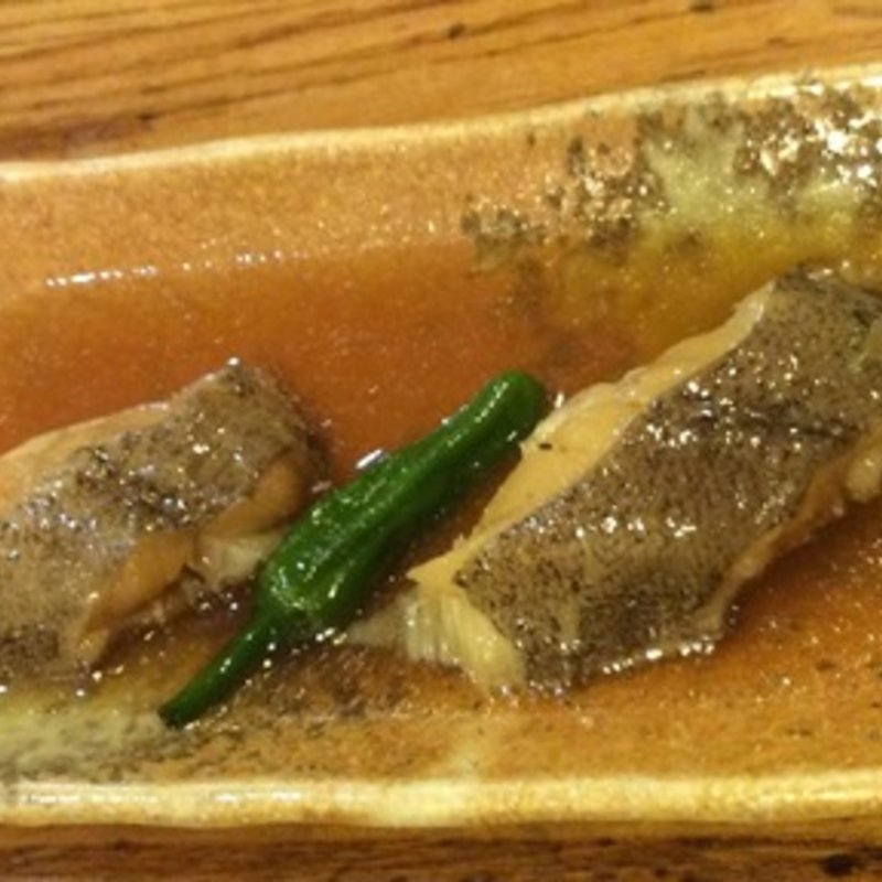 カレイの煮付け(二升五合（ますますはんじょう）)