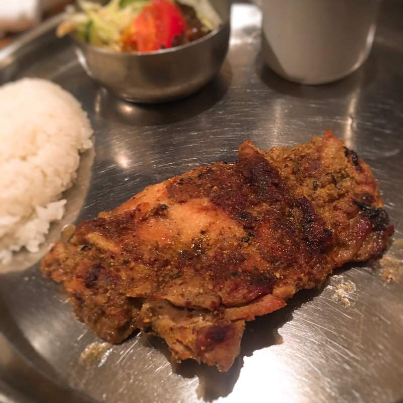 ケージャンチキンのセット(Bistro ひつじや （ビストロ ヒツジヤ）)