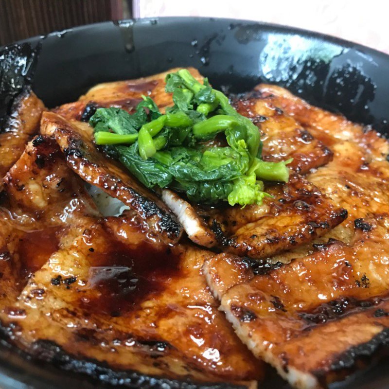 豚丼セット(豚大学 新橋校舎)