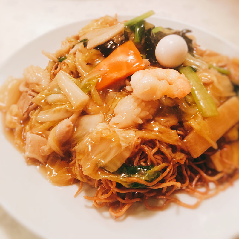 五目ヤキソバ(蓬莱)