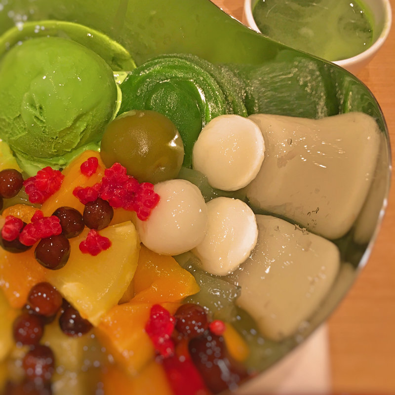 抹茶あんみつ(中村藤吉本店 銀座店)