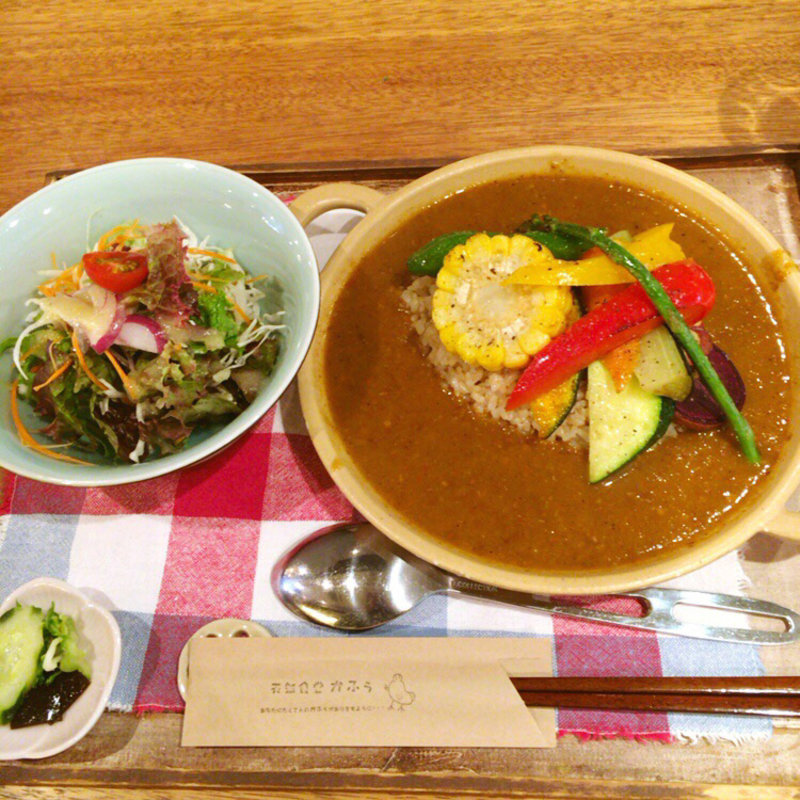 薬膳カレーセット(天然食堂 かふぅ)