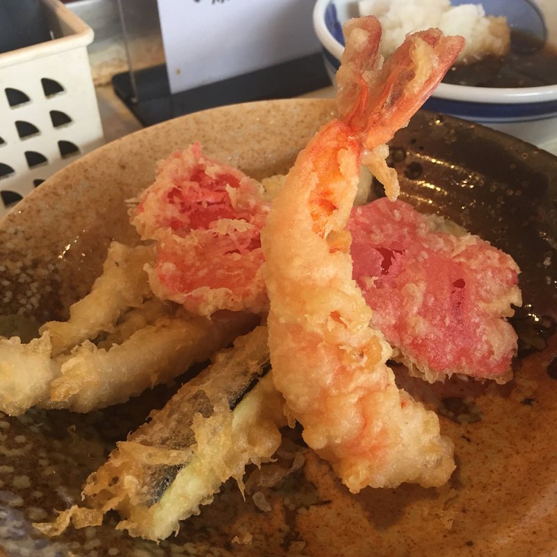 天ぷら 野菜類(茄子、紅生姜、さつま芋 etc...)(天ぷら大吉 堺本店)