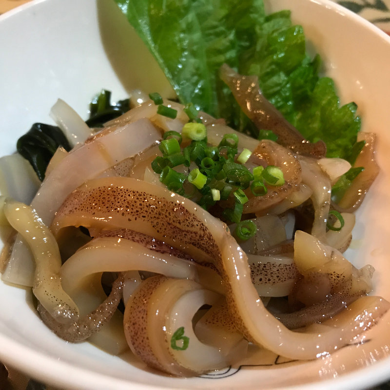 ヤリイカの沖漬け(リーフガーデン )