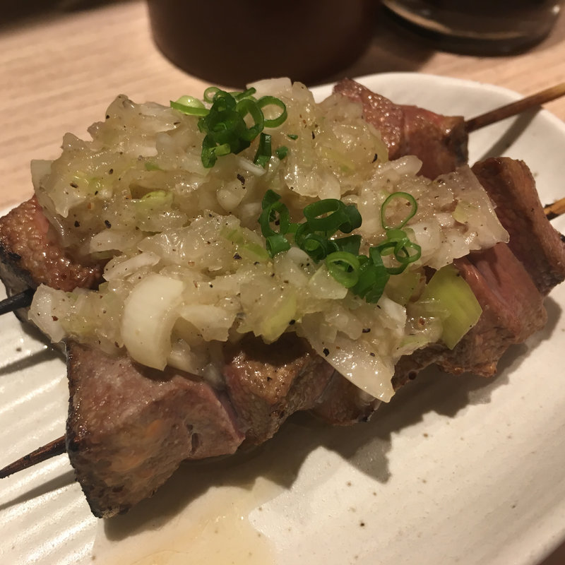 ネギだれレバー(やきとん ユカちゃん)