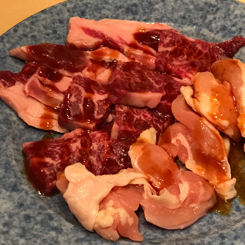 花咲ロース 花咲カルビ 鶏胸肉(焼肉 舞牛 （ヤキニク マイギュウ）)