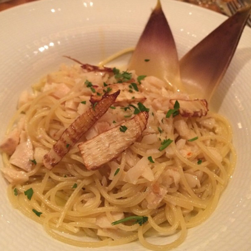 タケノコペペロンチーノ(AWkitchen figlia 青山店)