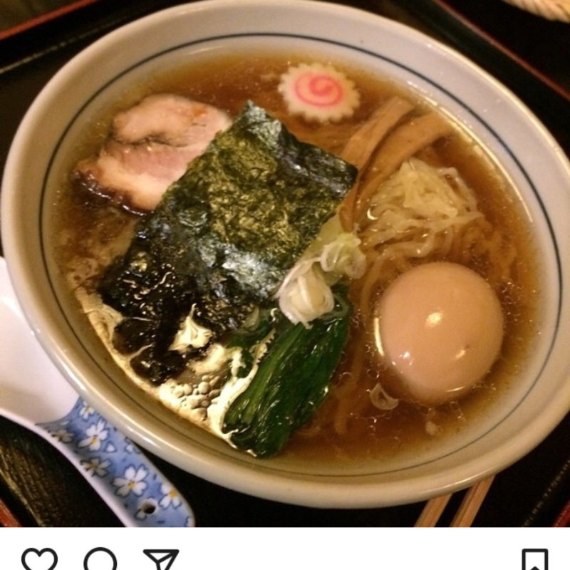 味玉ラーメン(麺処むさし野)