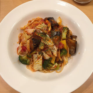 夏野菜のナポリタン(ポポラーマ)