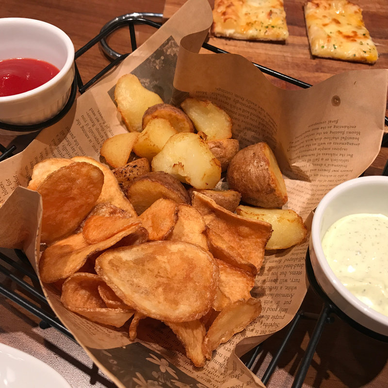 3種のフライドポテト(ブラッスリー　銀座ライオン 静岡アスティ店)