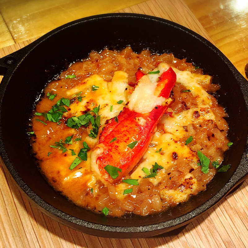 オマール海老の爪の肉のリゾットグラタン(エノテカ エクウス （ENOTECA EQUUS）)