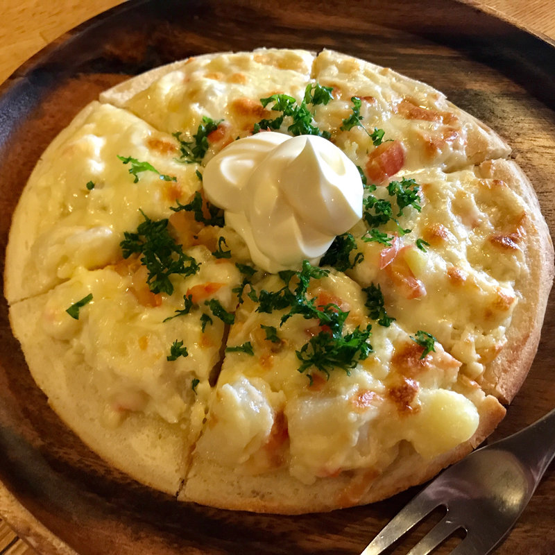 ポテトピザ(珈琲道場 侍)