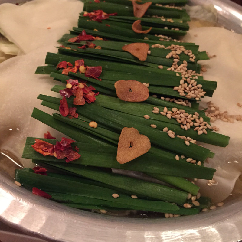 もつ鍋  醤油味(博多もつ処 東屋 本店)
