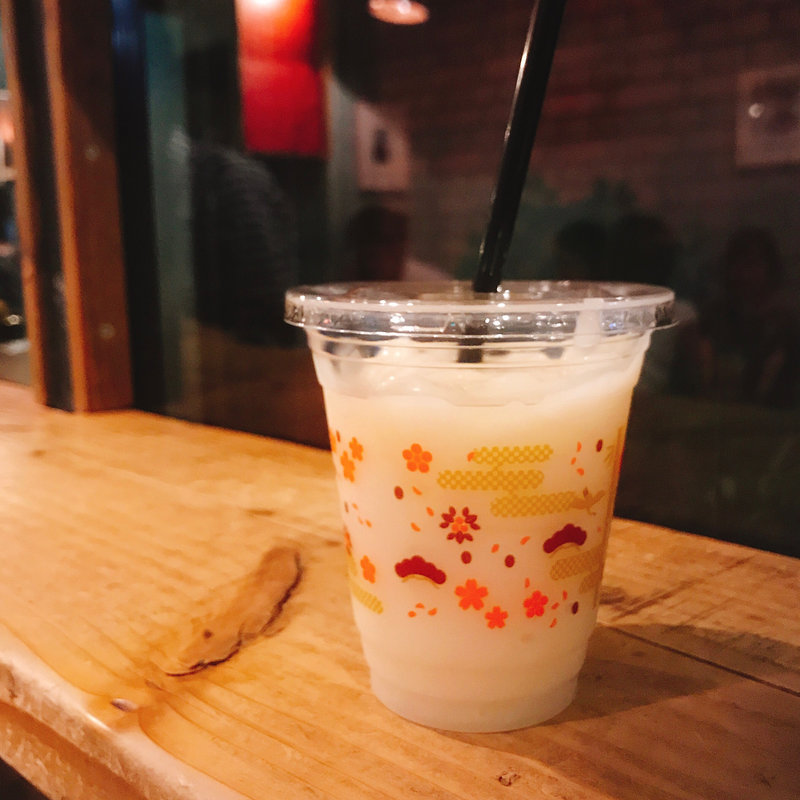 まるごとピーチフラッペ(猿田彦珈琲 恵比寿本店)