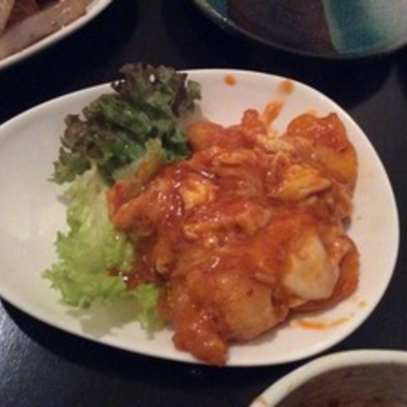 海老とふわふわ玉子のチリソース(立呑み厨房　いち )