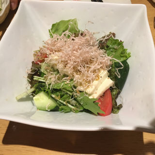 生海苔としらすのお豆腐サラダ(ハーフ)(暦)