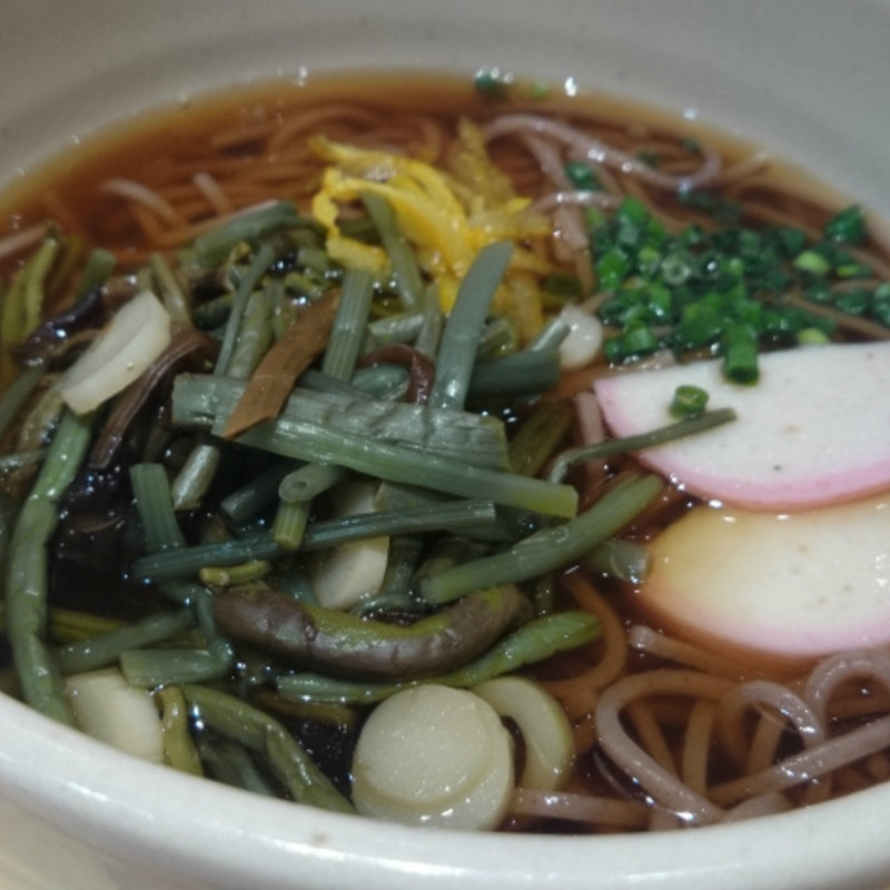 山菜そば(一汁五穀 天神コア店 （いっとごこく）)