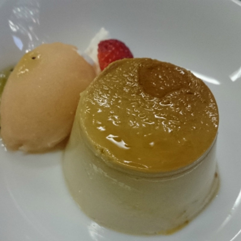 バナナプリン(Cafe 伊太利庵 堺東店)