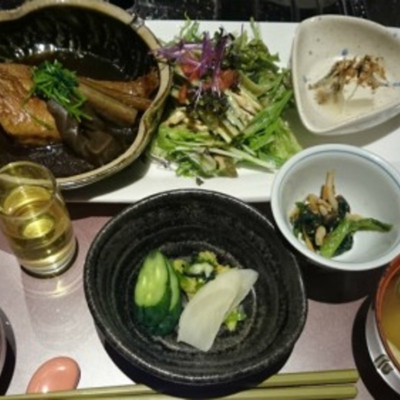 煮魚定食(梅木さんちの台所)