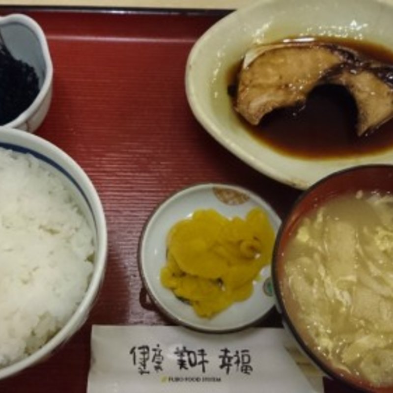 ブリの照り焼きサービス(えびす食堂)